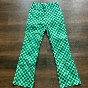 Beginning boutique checkered pants